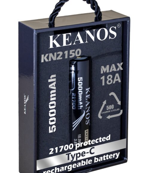 Keanos KN2150 21700 Type – C Rechargeable Battery 5.000mAh