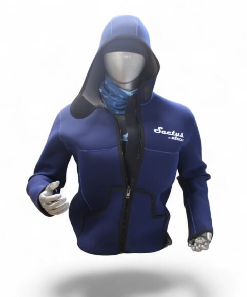 Sectus Double-lined neoprene sweatshirt with zip